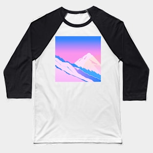 Pastel mountains Baseball T-Shirt